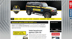Desktop Screenshot of berserk-security.cz