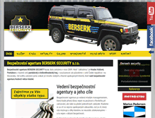 Tablet Screenshot of berserk-security.cz